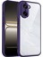 Oneplus Nord Ce5,için Laimtop Kılıf, Kamera Lens Korumalı Hibrit 2'si 1 Arada Şeffaf Kılıf-Mor (Yurt Dışından) 1