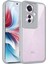 Oppo RENO11 F/F25 Pro,için Laimtop Kılıf, Kamera Lens Korumalı Hibrit 2'si 1 Arada Şeffaf Kılıf-Gri (Yurt Dışından) 1