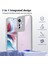 Oppo RENO11 F/F25 Pro,için Laimtop Kılıf, Kamera Lens Korumalı Hibrit 2'si 1 Arada Şeffaf Kılıf-Gri (Yurt Dışından) 5