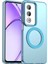 Oppo A3 PRO/A80,IÇIN Laimtop Kılıf, Manyetik Yarı Saydam Mat Arka Kapak, Darbeye Dayanıklı Kılıf-Mavi (Yurt Dışından) 1