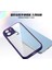Xiaomi Redmi A1 Plus/redmi A2 Plus/poco C50/POCO C51,IÇIN Laimtop Kılıf, Kamera Lens Korumalı Hibrit 2'si 1 Arada Şeffaf Kılıf-Mor (Yurt Dışından) 4