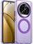 Realme 13 Pro/realme 13 Pro+,için Laimtop Kılıf, Manyetik Yarı Saydam Mat Arka Kapak, Darbeye Dayanıklı Kılıf-Mor (Yurt Dışından) 1