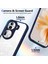 Oppo RENO11,IÇIN Laimtop Kılıf, Kamera Lens Korumalı Hibrit 2'si 1 Arada Şeffaf Kılıf-Blue (Yurt Dışından) 3