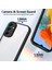 Samsung Galaxy M14 5g,için Laimtop Kılıf, Kamera Lens Korumalı Hibrit 2'si 1 Arada Şeffaf Kılıf-Siyah (Yurt Dışından) 3