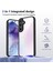 Samsung Galaxy A55,IÇIN Laimtop Kılıf, Kamera Lens Korumalı Hibrit 2'si 1 Arada Şeffaf Kılıf-Siyah (Yurt Dışından) 5