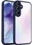 Samsung Galaxy A55,IÇIN Laimtop Kılıf, Kamera Lens Korumalı Hibrit 2'si 1 Arada Şeffaf Kılıf-Blue (Yurt Dışından) 1