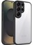 Samsung Galaxy S25 Ultra,için Laimtop Kılıf, Kamera Lens Korumalı Hibrit 2'si 1 Arada Şeffaf Kılıf-Siyah (Yurt Dışından) 1