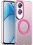 Oppo A60,IÇIN Laimtop Kılıf, Manyetik Yarı Saydam Mat Arka Kapak, Darbeye Dayanıklı Kılıf-Kırmızı (Yurt Dışından) 1
