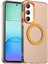 Samsung Galaxy A55,IÇIN Laimtop Kılıf, Manyetik Yarı Saydam Mat Arka Kapak, Darbeye Dayanıklı Kılıf-Turuncu (Yurt Dışından) 1