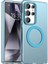 Samsung Galaxy S25 Ultra 5g,için Laimtop Kılıf, Manyetik Yarı Saydam Mat Arka Kapak, Darbeye Dayanıklı Kılıf-Mavi (Yurt Dışından) 1