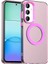 Samsung Galaxy A55,IÇIN Laimtop Kılıf, Manyetik Yarı Saydam Mat Arka Kapak, Darbeye Dayanıklı Kılıf-Kırmızı (Yurt Dışından) 1