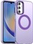 Samsung Galaxy A35,IÇIN Laimtop Kılıf, Manyetik Yarı Saydam Mat Arka Kapak, Darbeye Dayanıklı Kılıf-Mor (Yurt Dışından) 1