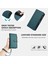Tecno Spark 7/spark 7t Için Laimtop Kılıfı, Kart Tutuculu Fermuarlı Cüzdanlı Deri Kapaklı Kılıf-Yeşil (Yurt Dışından) 4