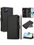 Infinix Smart 6/smart 6 Plus/smart 6 Hd Için Laimtop Kılıfı, Kart Tutuculu Fermuarlı Cüzdanlı Deri Kapaklı Kılıf-Siyah (Yurt Dışından) 1