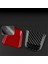 Fiat Için Gerçek Sert Karbon Fiber Çıkartma 500 Abarth 595 2020 2021 2022 2023 Araba Direksiyon Simidi Trim Aksesuarları Kırmızı (Yurt Dışından) 5