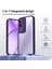 Oppo K12X,IÇIN Laimtop Kılıf, Kamera Lens Korumalı Hibrit 2'si 1 Arada Şeffaf Kılıf-Mor (Yurt Dışından) 5