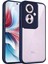 Oppo RENO11 F/F25 Pro,için Laimtop Kılıf, Kamera Lens Korumalı Hibrit 2'si 1 Arada Şeffaf Kılıf-Blue (Yurt Dışından) 1