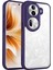 Oppo RENO11 Pro,için Laimtop Kılıf, Kamera Lens Korumalı Hibrit 2'si 1 Arada Şeffaf Kılıf-Mor (Yurt Dışından) 1