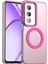 Oppo A3 PRO/A80,IÇIN Laimtop Kılıf, Manyetik Yarı Saydam Mat Arka Kapak, Darbeye Dayanıklı Kılıf-Kırmızı (Yurt Dışından) 1