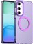 Samsung Galaxy A55,IÇIN Laimtop Kılıf, Manyetik Yarı Saydam Mat Arka Kapak, Darbeye Dayanıklı Kılıf-Mor (Yurt Dışından) 1