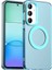 Samsung Galaxy A55,IÇIN Laimtop Kılıf, Manyetik Yarı Saydam Mat Arka Kapak, Darbeye Dayanıklı Kılıf-Mavi (Yurt Dışından) 1