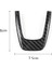 Fiat Için Gerçek Sert Karbon Fiber Çıkartma 500 Abarth 595 2012 2013 2014 2015 Direksiyon Simidi Trim Aksesuarları (Yurt Dışından) 3