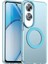 Oppo A60,IÇIN Laimtop Kılıf, Manyetik Yarı Saydam Mat Arka Kapak, Darbeye Dayanıklı Kılıf-Mavi (Yurt Dışından) 1