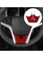 Chevrolet Camaro Için Gerçek Sert Karbon Fiber 2013 2013 2014 2015 Aksesuarlar Iç Araç Direksiyon Sticker (Siyah) (Yurt Dışından) 2