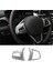 Bmw X1 F48 1 Serisi F40 2 Serisi Aktif Tourer F45 Araç Direksiyon Simidi Düğmeleri Çerçeve Döşeme Kapağı, Abs Gümüş (Yurt Dışından) 2
