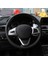 Bmw X1 F48 1 Serisi F40 2 Serisi Aktif Tourer F45 Araç Direksiyon Simidi Düğmeleri Çerçeve Döşeme Kapağı, Abs Gümüş (Yurt Dışından) 5