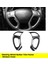 Araç Direksiyon Simidi Düğmesi Döşeme Çerçeveleri Hyundai Için Kapak IX35 2010-2015 Iç Dekorasyon Abs Karbon Fiber Lhd (Yurt Dışından) 2
