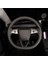 Tesla Model 3 Highland 2024 Iç Aksesuarlar Için Araç Direksiyon Simidi Kapağı Döşeme Etiket Abs Karbon Fiber (Yurt Dışından) 3