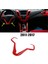 Araba Kırmızı Direksiyon Simidi Düğmesi Panel Hyundai Veloster 2011-2017 Dekorasyon Aksesuarları (Yurt Dışından) 5