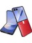 Samsung Galaxy Z Flip7 5g Için Webbing Slot Litchi Kılıf (Yurt Dışından) 1