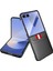 Samsung Galaxy Z Flip7 5g Için Webbing Slot Litchi Kılıf (Yurt Dışından) 1