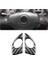 Toyota Celica Için 2000-2005 Yumuşak Karbon Fiber Araç Direksiyon Düğmesi Kapak Döşeme Sticker Aksesuarları (Yurt Dışından) 4