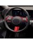 Araba Direksiyon Simidi Düğmesi Dekorasyon Kapağı Hyundai Kona 2024+ Araç Aksesuarları Için Trim Aksesuarları Kırmızı (Yurt Dışından) 4