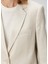 Bej Keten Blazer 5