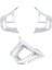 3pcs/set Araba Direksiyon Simidi Dekorasyon Kapağı Trim Sticker Peugeot 2008 208 308 2014-2018 Mat Gümüş (Yurt Dışından) 3
