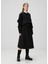 Siyah Pile Detaylı Sweatshirt 2