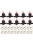 10PCS 494768 698183 Yakıt 1/4 Inç Yakıt Hattı Için Kelepçe ile Kapanan Valf Briggs &amp; Stratton Murray Toro Çim Traktör (Yurt Dışından) 2