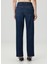 Calie Straight Koyu Mavi Jean Pantolon 4