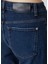 Calie Straight Koyu Mavi Jean Pantolon 5