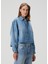 Sam Açık Mavi Crop Denim Gömlek 3