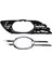 4pcs Ön Tampon Sis Lambası Krom Izgara Kapağı Mercedes-Benz 2008 2008 Için Sağda Sol Solda (Yurt Dışından) 2