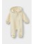 Kız Bebek Yenidoğan Kapüşonlu Fermuarlı Pelüş Tulum D6019A525WN 1