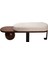 Cilia Ceviz Metal Ahşap Bench 1