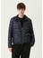 Lacivert Puffer Mont 1