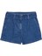 Lacivert Mini Denim Şort 6