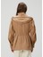 Camel Kapüşonlu Parka 4